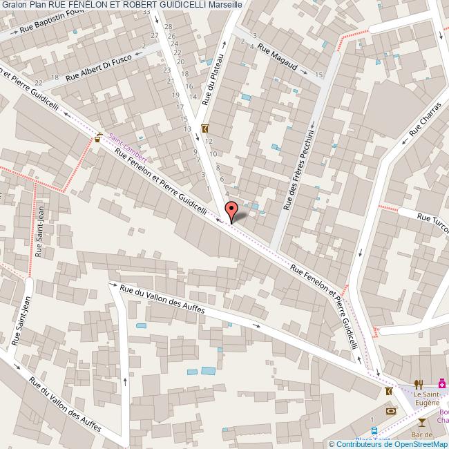 Rue FÉNÉLON ET ROBERT GUIDICELLI Marseille
