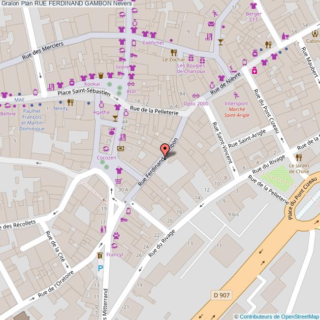 Rue FERDINAND GAMBON Nevers