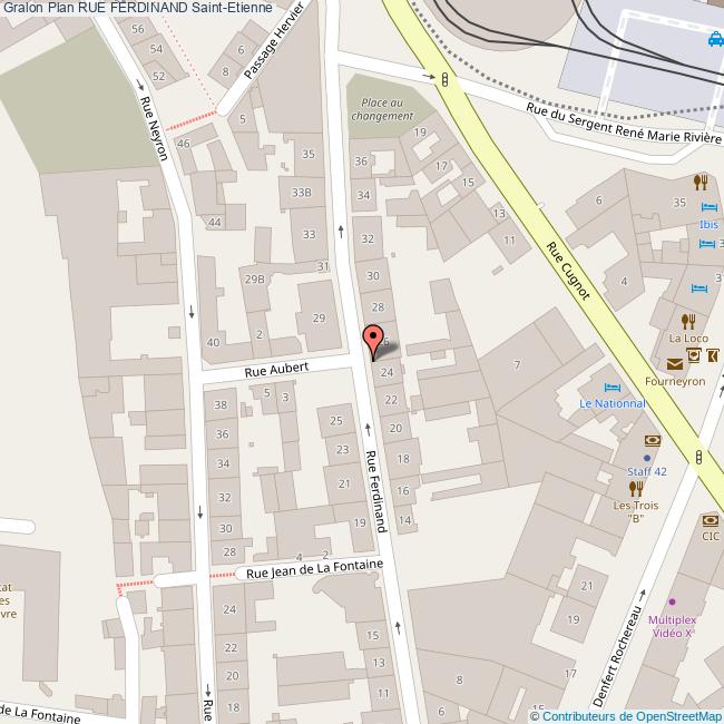 Rue FERDINAND SaintEtienne