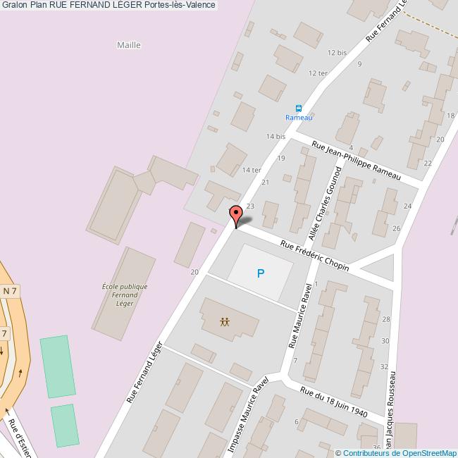 Rue FERNAND LÉGER PorteslèsValence