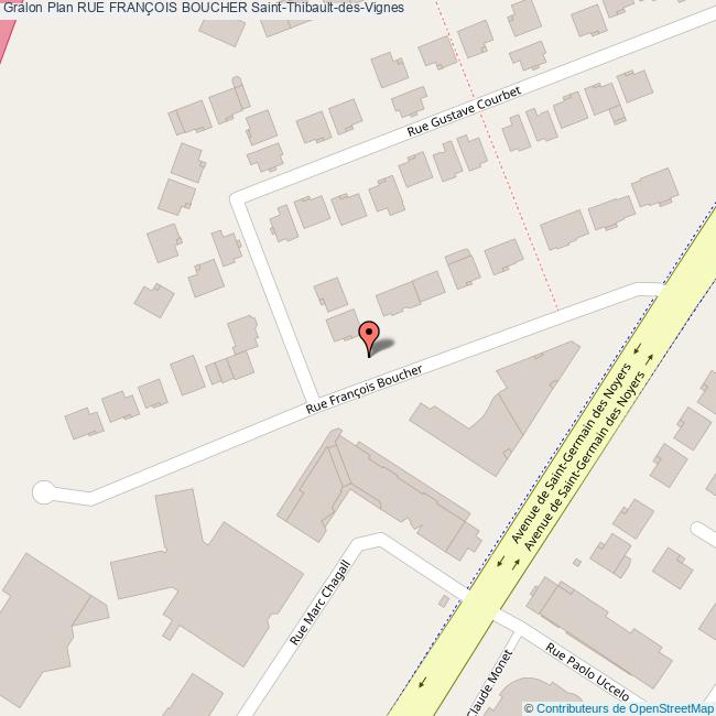 Rue FRANÇOIS BOUCHER SaintThibaultdesVignes
