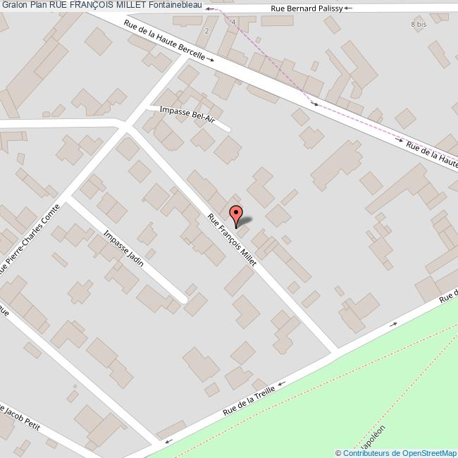 Rue FRANÇOIS MILLET Fontainebleau