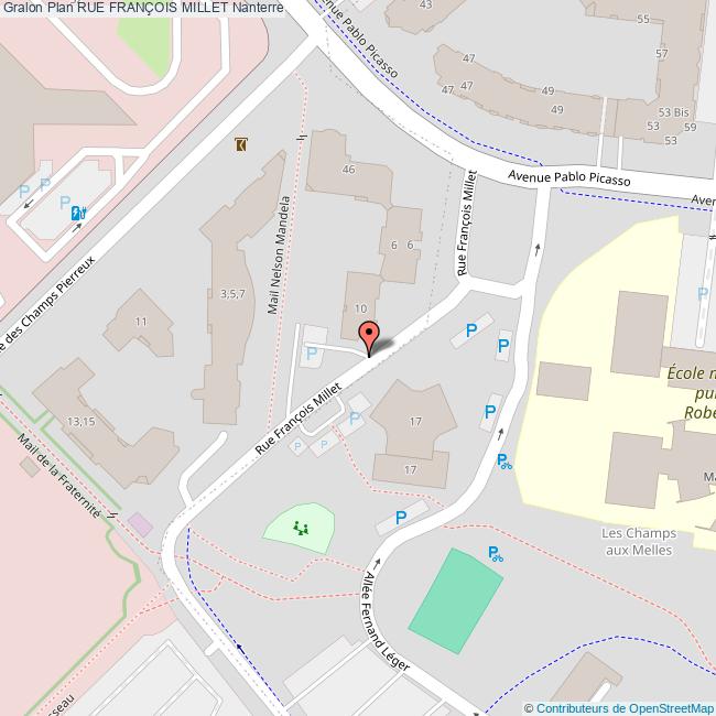 Rue FRANÇOIS MILLET Nanterre