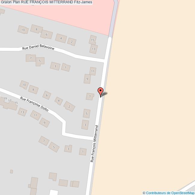 Rue FRANÇOIS MITTERRAND FitzJames
