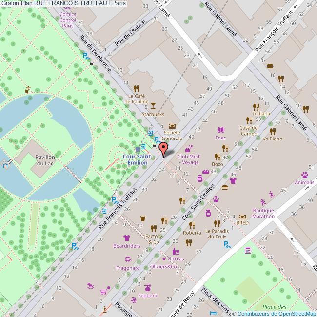 Rue FRANCOIS TRUFFAUT Paris