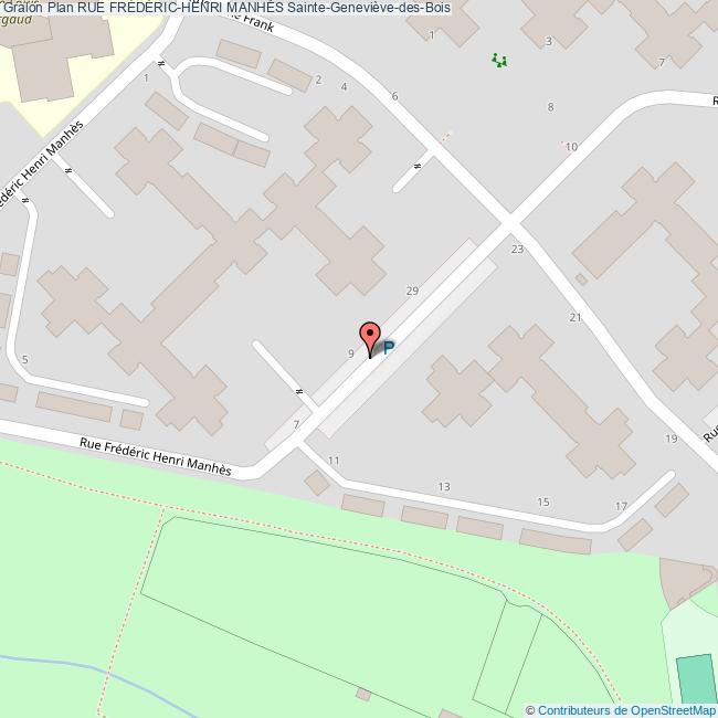 Rue FRÉDÉRICHENRI MANHÈS SainteGenevièvedesBois