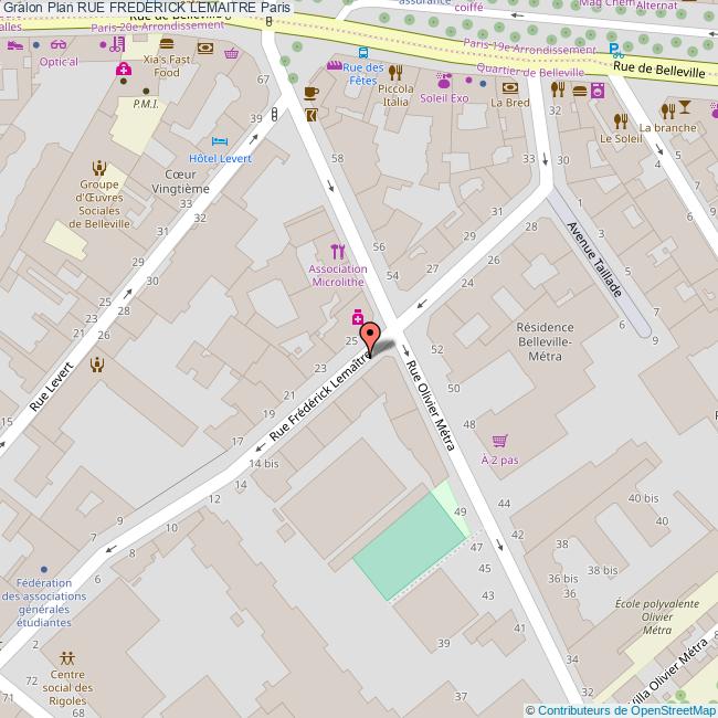 Rue FREDERICK LEMAITRE Paris Rue FREDERICK LEMAITRE Paris
