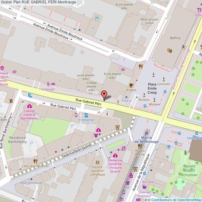 Rue GABRIEL PÉRI Montrouge