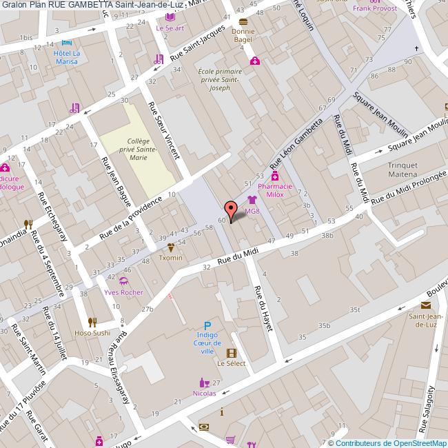 Rue GAMBETTA SaintJeandeLuz