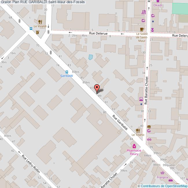 Rue GARIBALDI Saint-Maur-des-Fossés