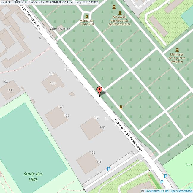 Rue GASTON MONMOUSSEAU Ivry-sur-Seine