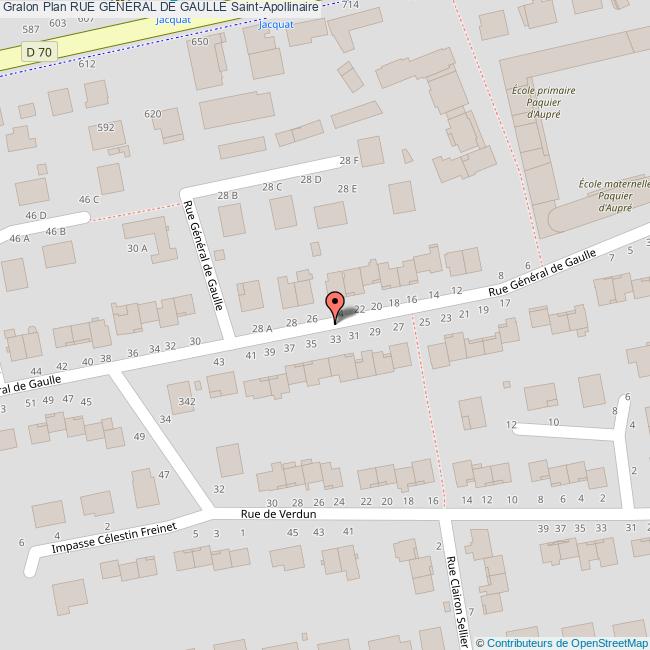 Rue GÉNÉRAL DE GAULLE SaintApollinaire