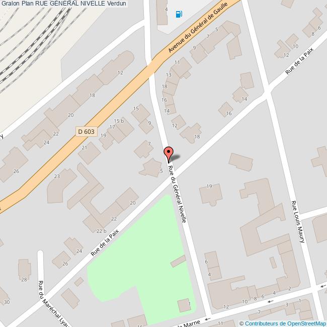 Rue GÉNÉRAL NIVELLE Verdun