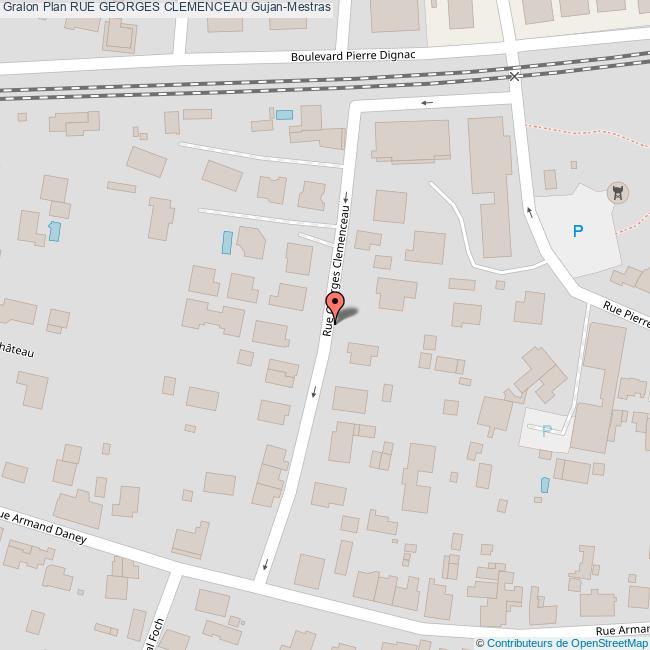 Rue GEORGES CLEMENCEAU GujanMestras