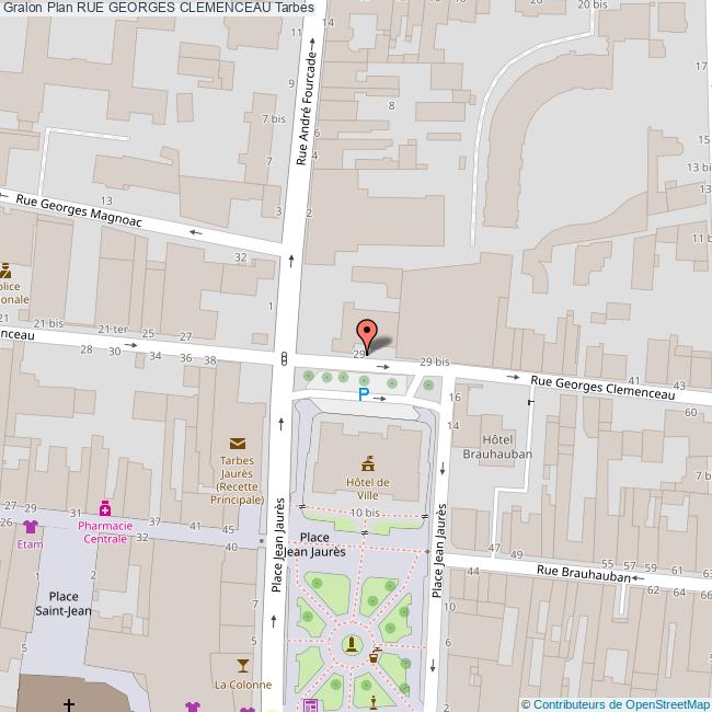 Rue Georges Clemenceau Tarbes
