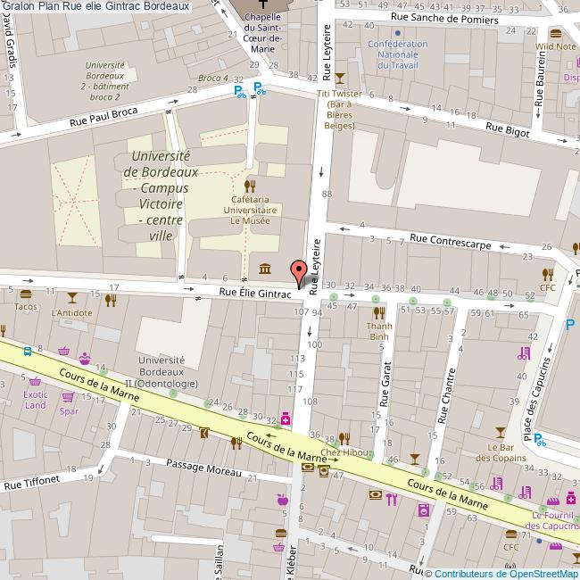 Rue elie Gintrac Bordeaux
