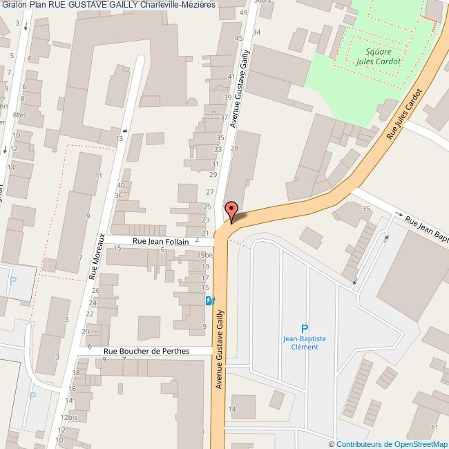 Rue GUSTAVE GAILLY CharlevilleMézières