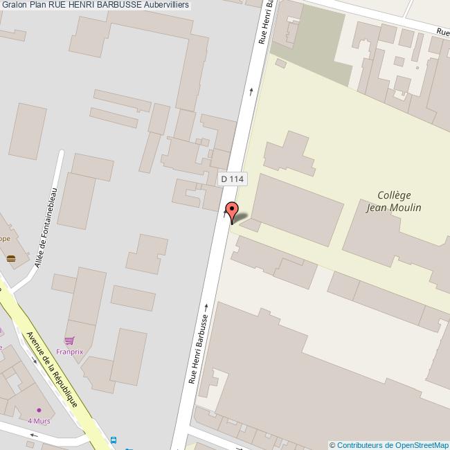 Rue HENRI BARBUSSE Aubervilliers