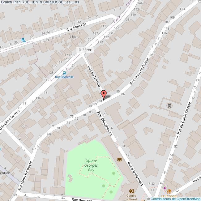 Rue HENRI BARBUSSE Les Lilas