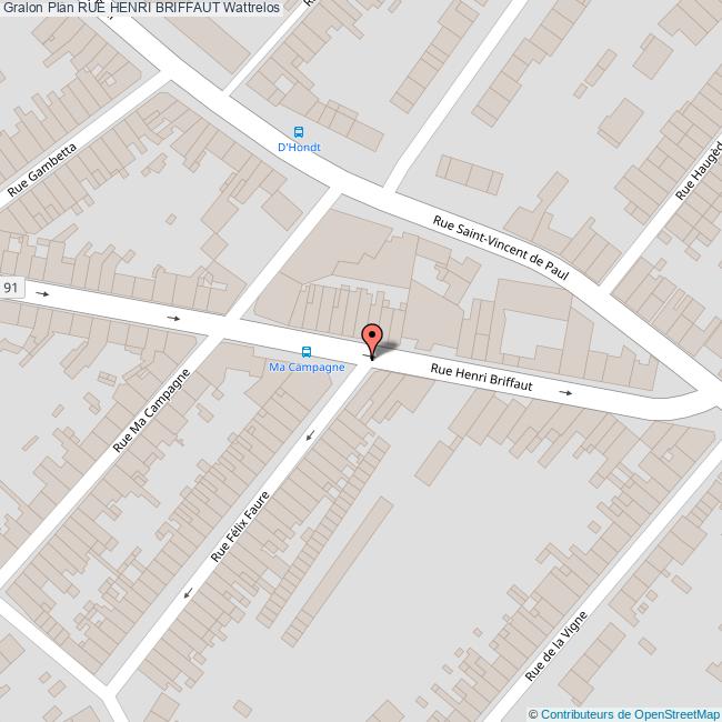 Rue HENRI BRIFFAUT Wattrelos