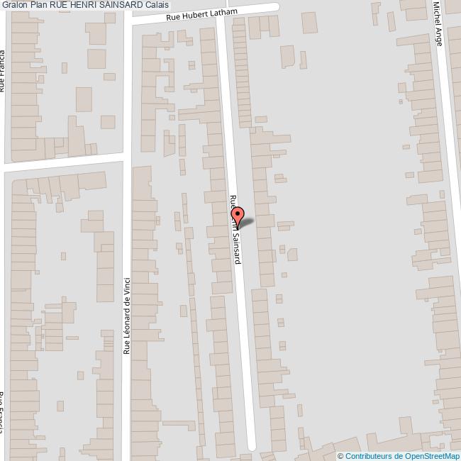 Rue HENRI SAINSARD Calais