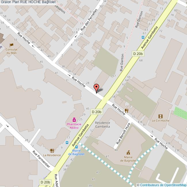 4 Rue Hoche 93170 Bagnolet Rue HOCHE Bagnolet