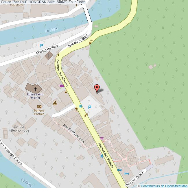 plan Rue  HONGRAN