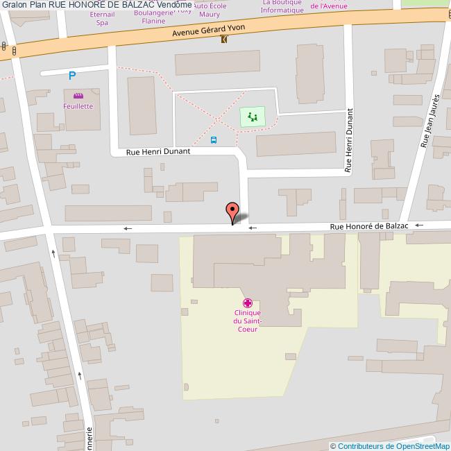 Rue HONORÉ DE BALZAC Vendôme