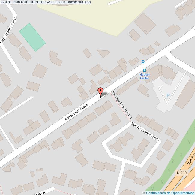 Rue HUBERT CAILLER La RochesurYon
