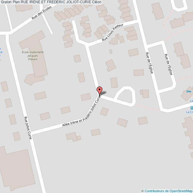 Rue IRÈNE ET FRÉDÉRIC JOLIOTCURIE Cléon