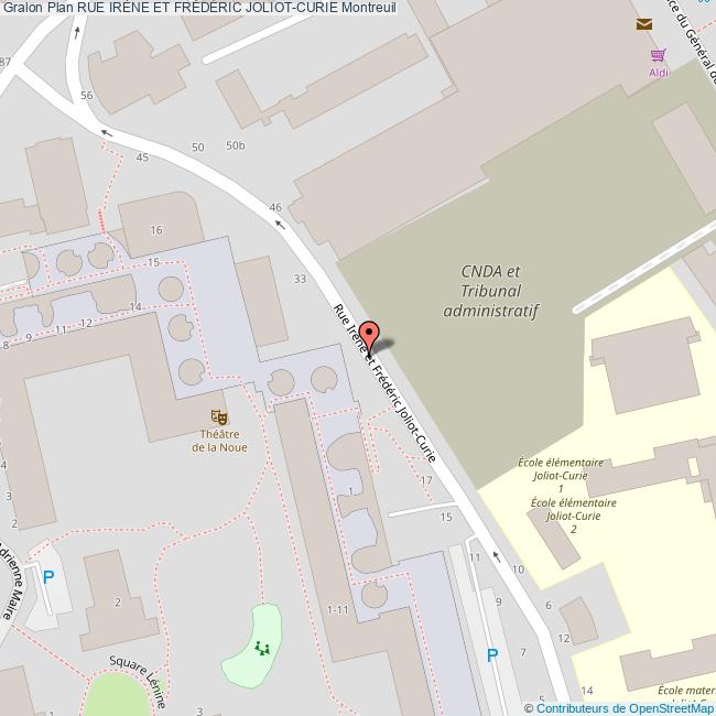 Rue IRÈNE ET FRÉDÉRIC JOLIOTCURIE Montreuil
