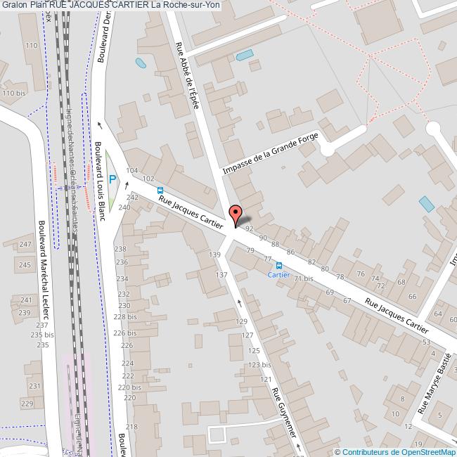 Rue JACQUES CARTIER La RochesurYon