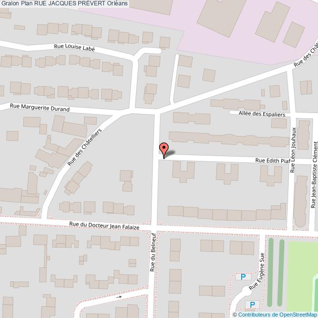 Rue JACQUES PRÉVERT Orléans