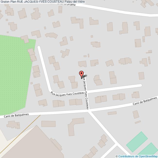 Rue JACQUESYVES COUSTEAU PalaudelVidre