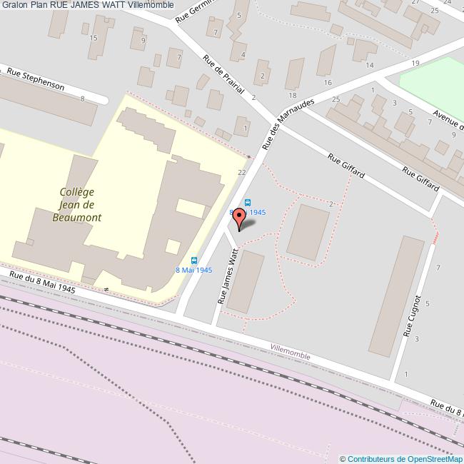 Rue JAMES WATT Villemomble