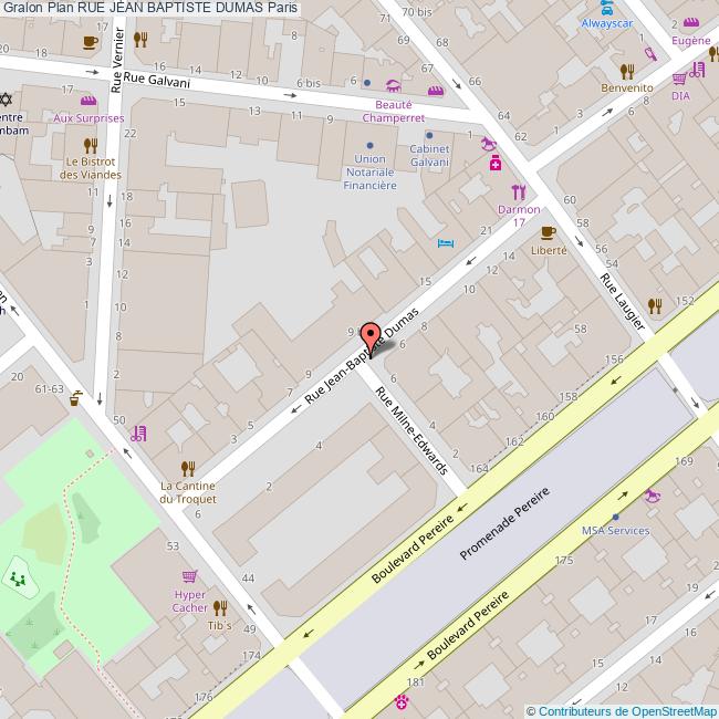 Rue jean baptiste DUMAS Paris