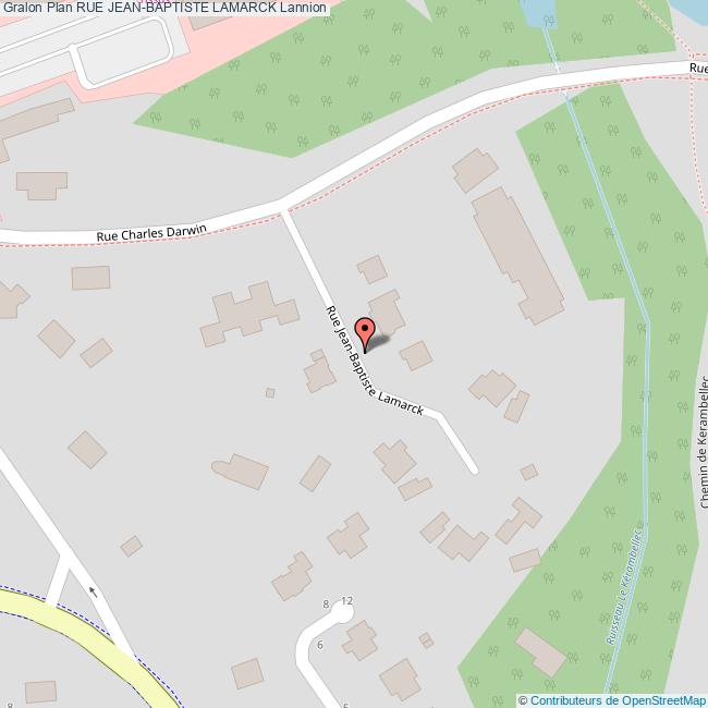Rue JEANBAPTISTE LAMARCK Lannion