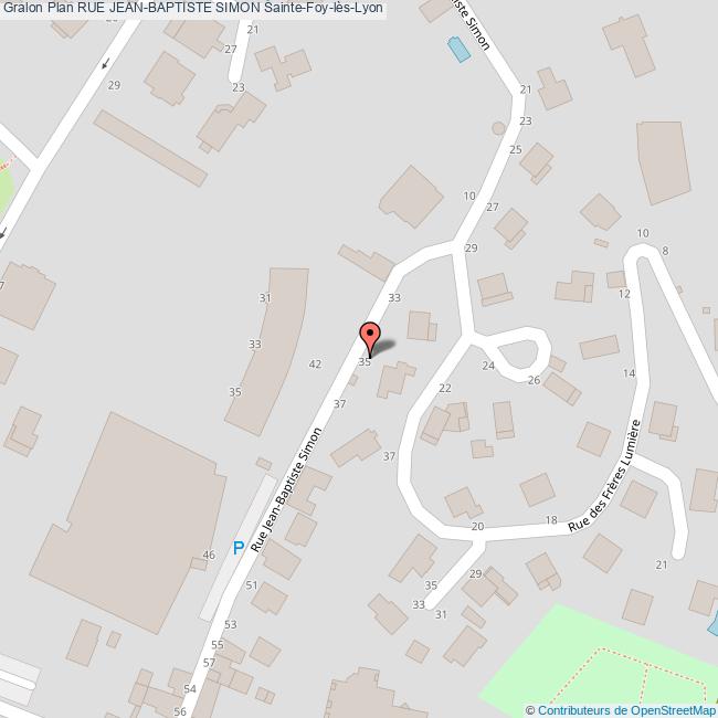 Rue JEAN-BAPTISTE SIMON Sainte-Foy-lès-Lyon