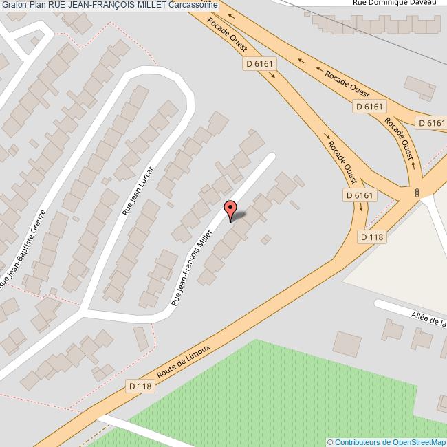Rue JEANFRANÇOIS MILLET Carcassonne