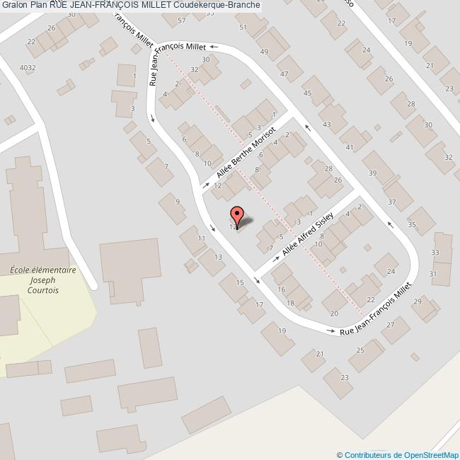 Rue JEANFRANÇOIS MILLET CoudekerqueBranche