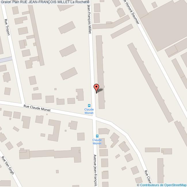 Rue JEANFRANÇOIS MILLET La Rochette
