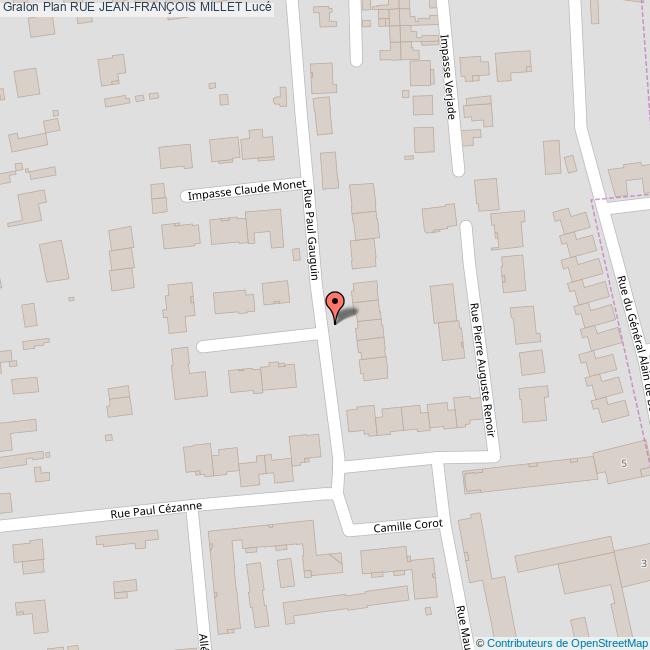 Rue JEANFRANÇOIS MILLET Lucé
