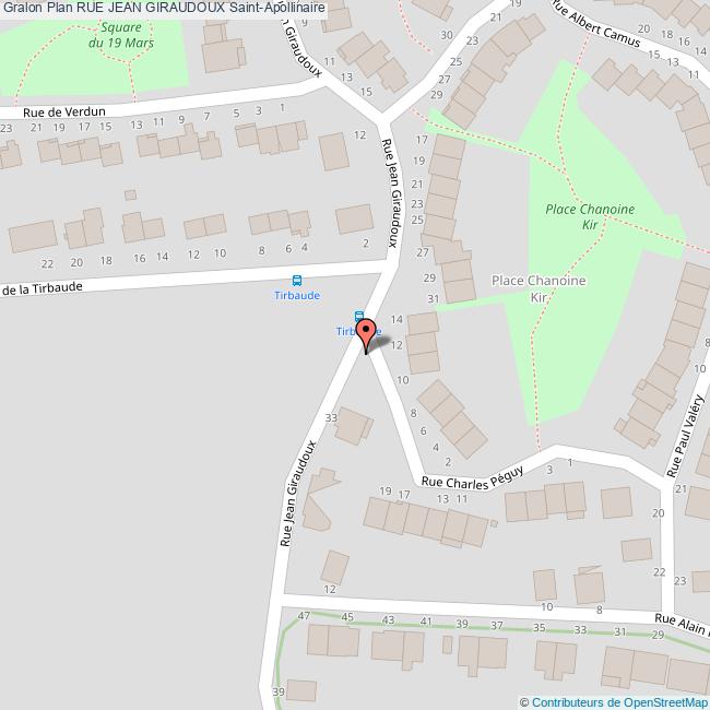 Rue JEAN GIRAUDOUX SaintApollinaire