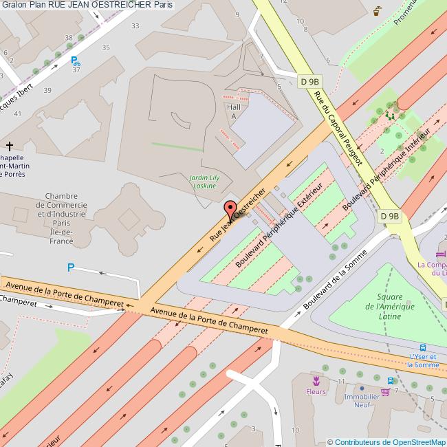 Rue JEAN OESTREICHER Paris