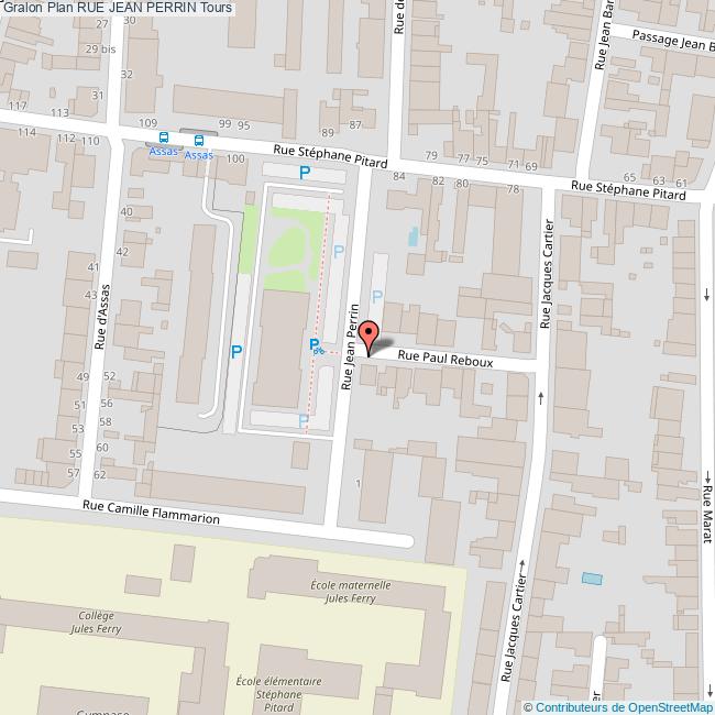 Rue JEAN PERRIN Tours