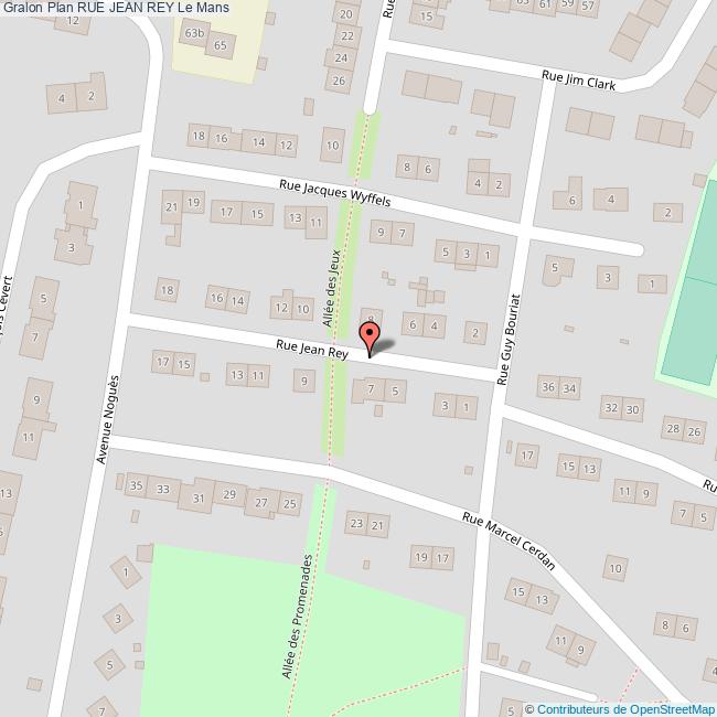 Rue JEAN REY Le Mans