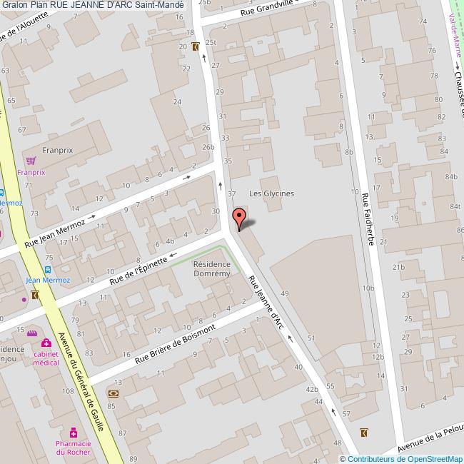Rue JEANNE D'ARC SaintMandé