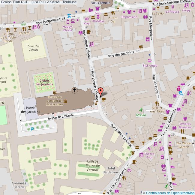 Rue JOSEPH LAKANAL Toulouse