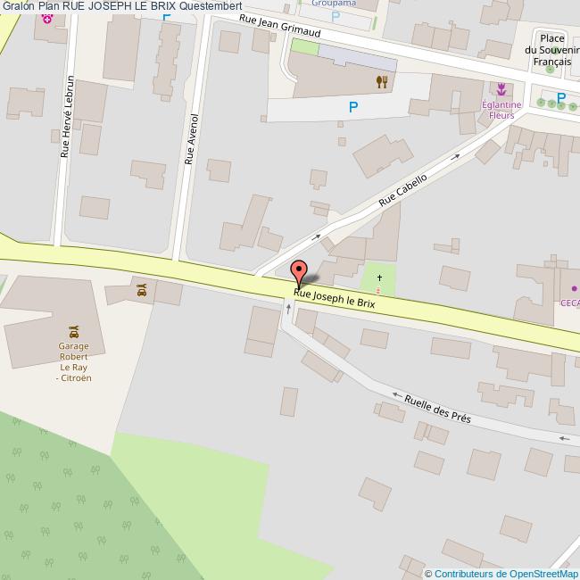 Rue JOSEPH LE BRIX Questembert