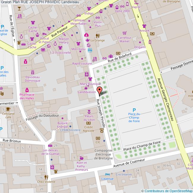 Rue JOSEPH PINVIDIC Landivisiau